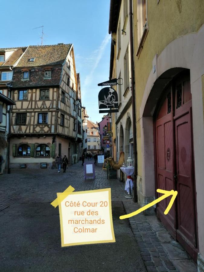 Gite Cote Cour Colmar Bagian luar foto